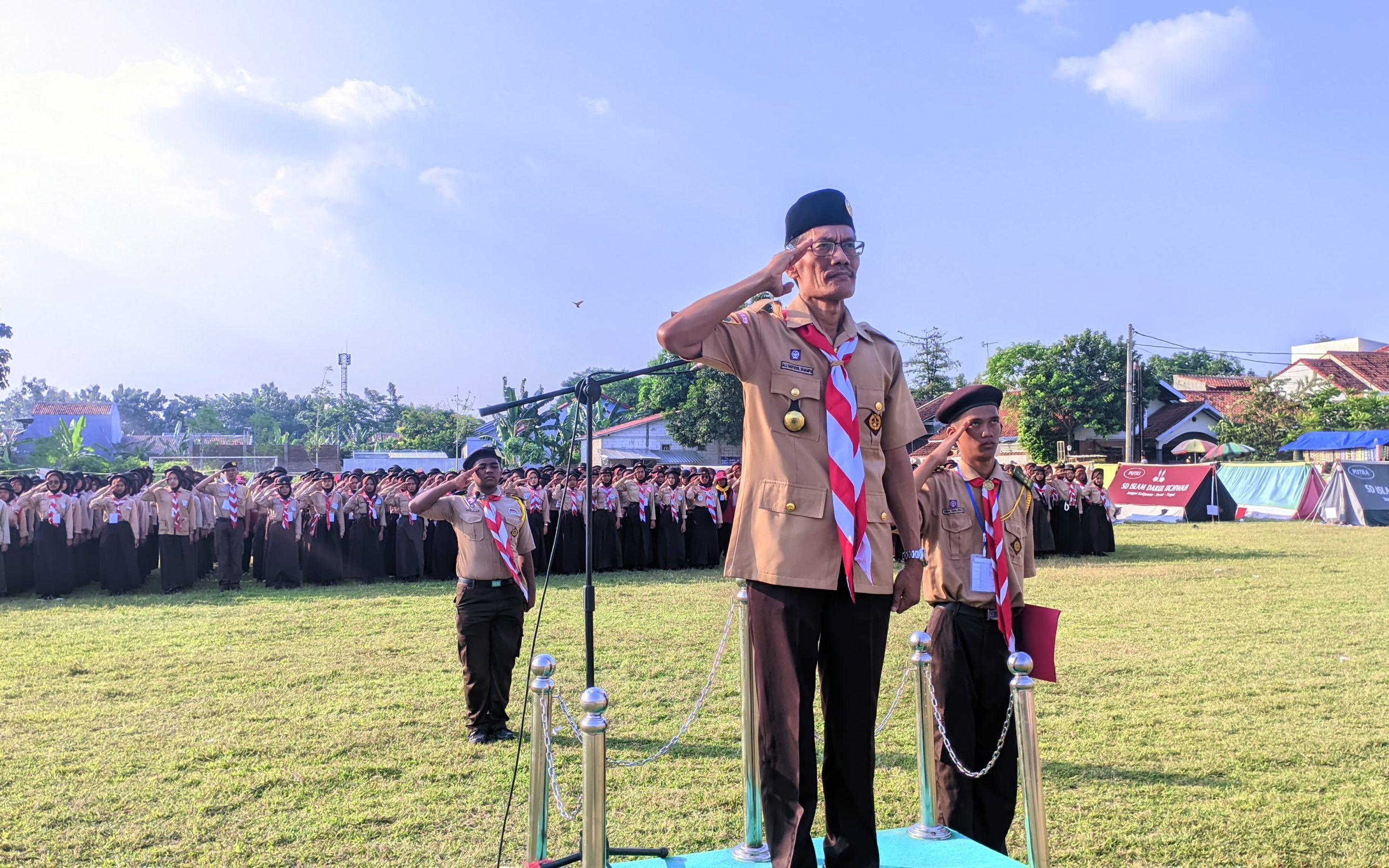 Pelantikan Alih Golongan Penggalang ke Penegak SMK NU 1 Slawi