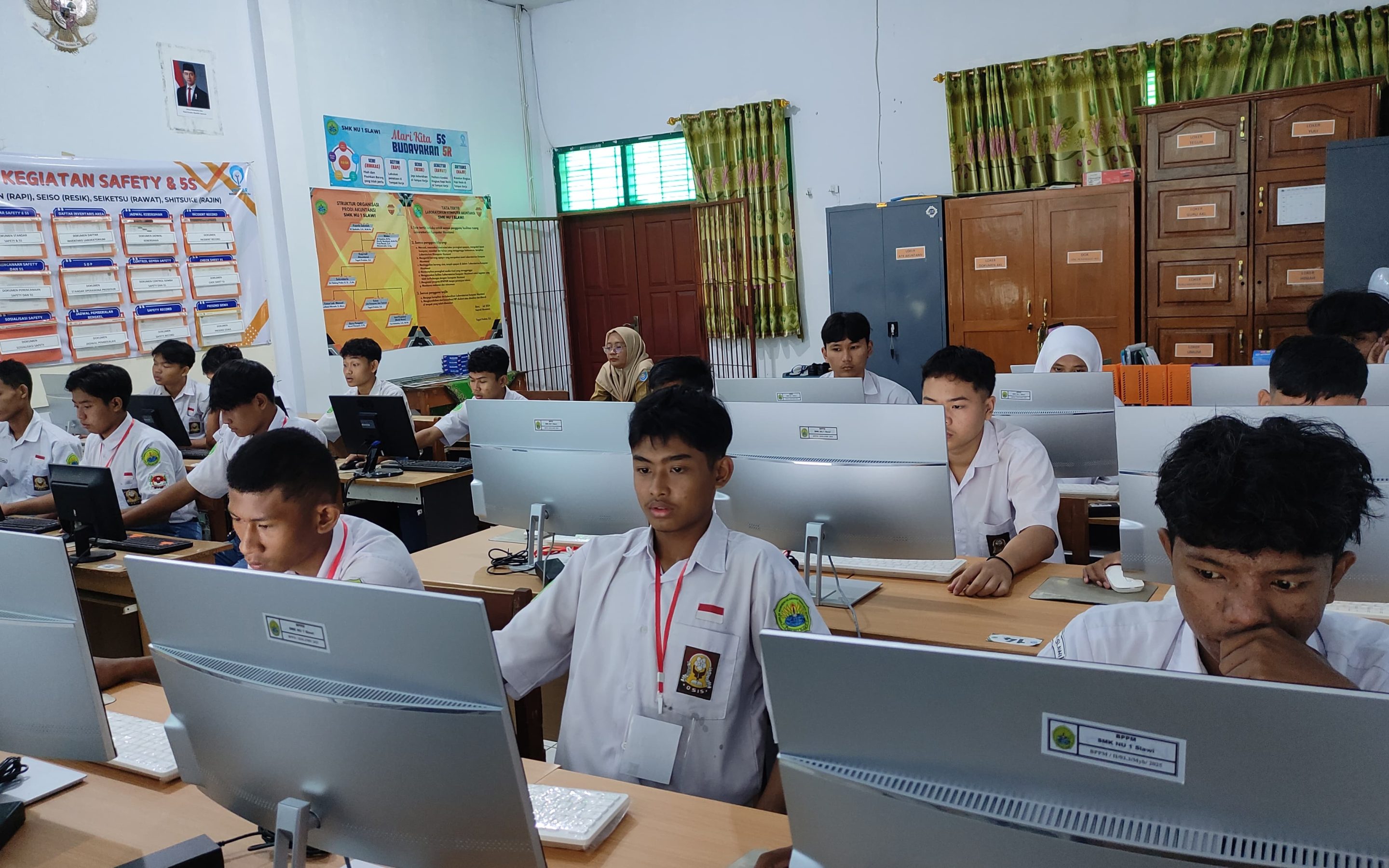 SMK NU 1 Slawi Laksanakan ANBK 2025 Wujudkan Generasi Unggul dan Siap Bersaing